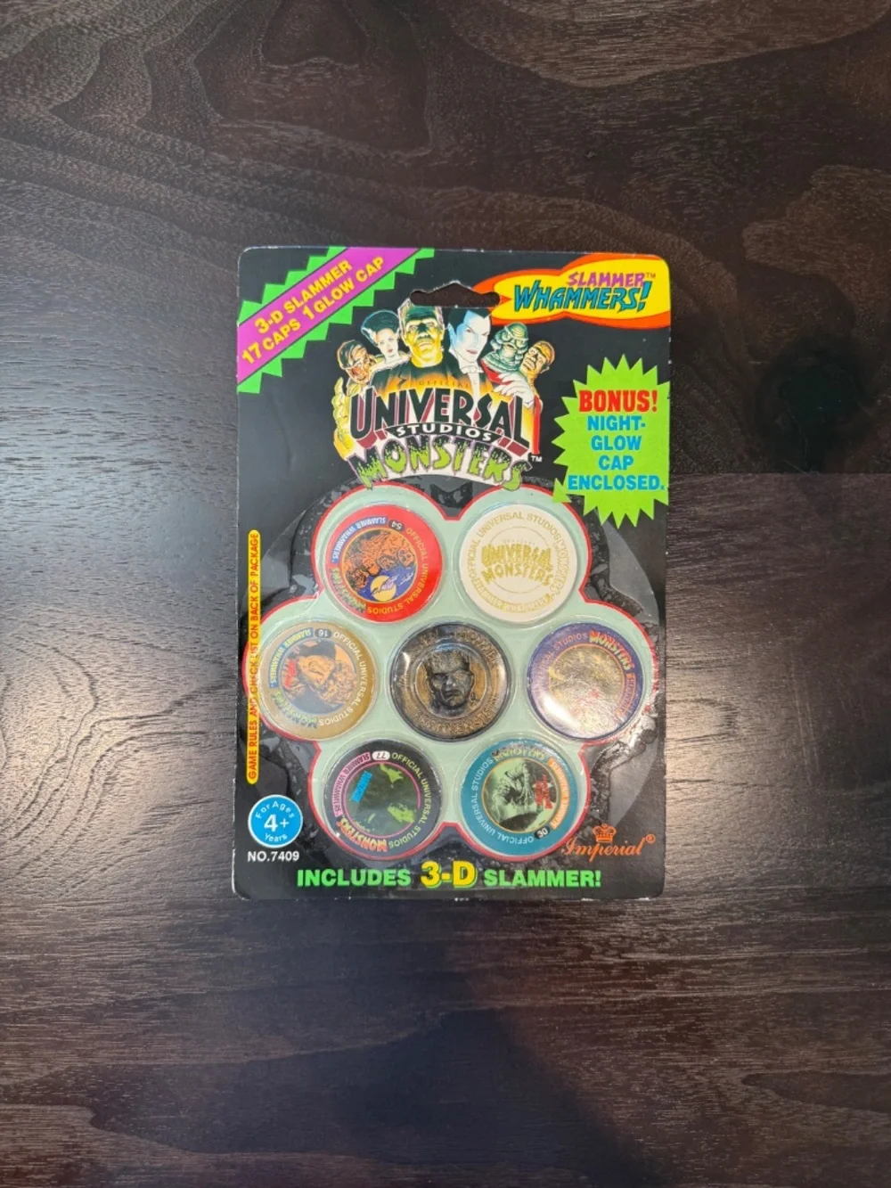 🧟 Vintage 1994 Universal Studios Monsters Slammer Whammers – Factory Sealed! 🧟